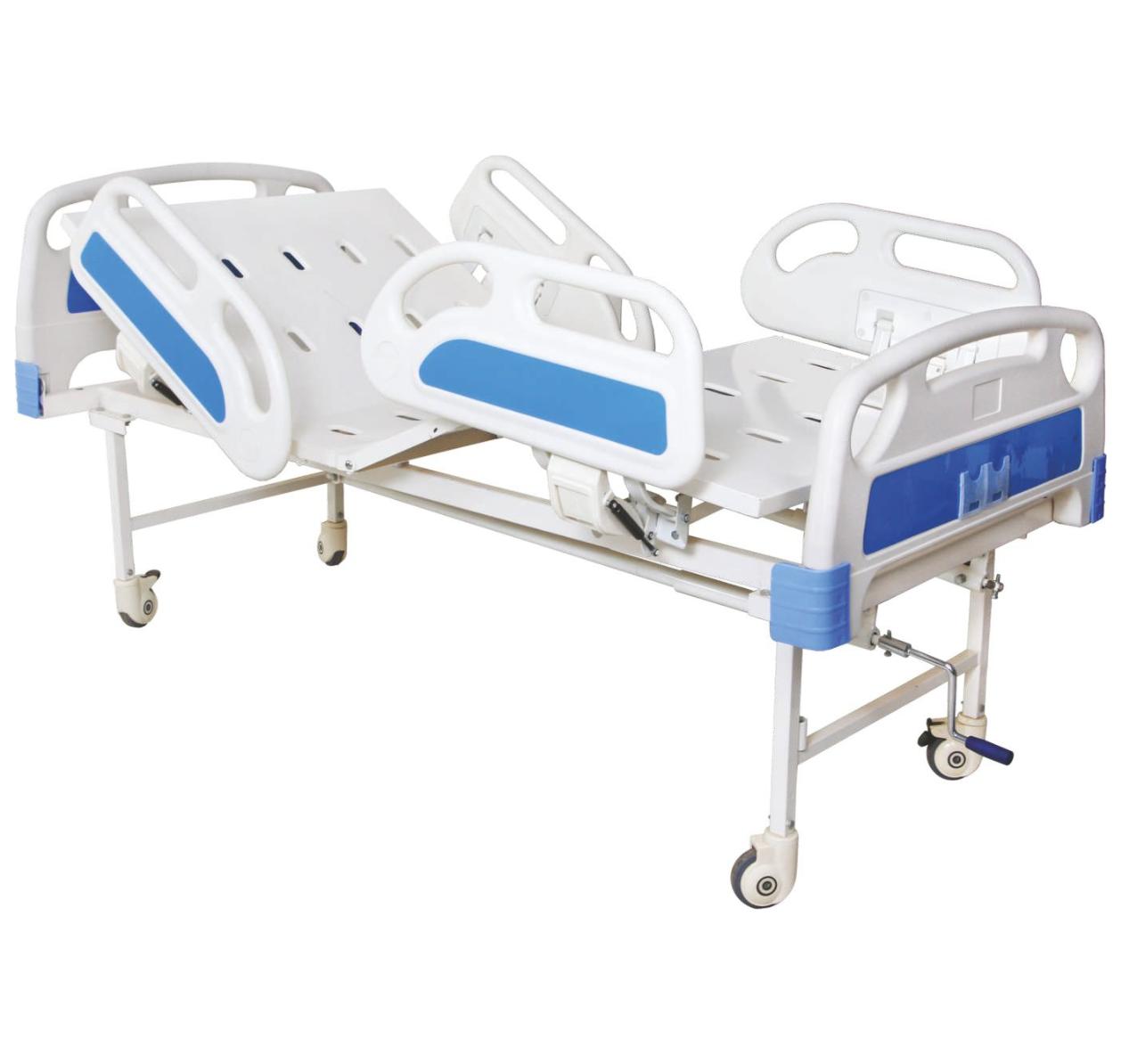 Hospital Fowler Bed Manual Deluxe (ABS Railing)