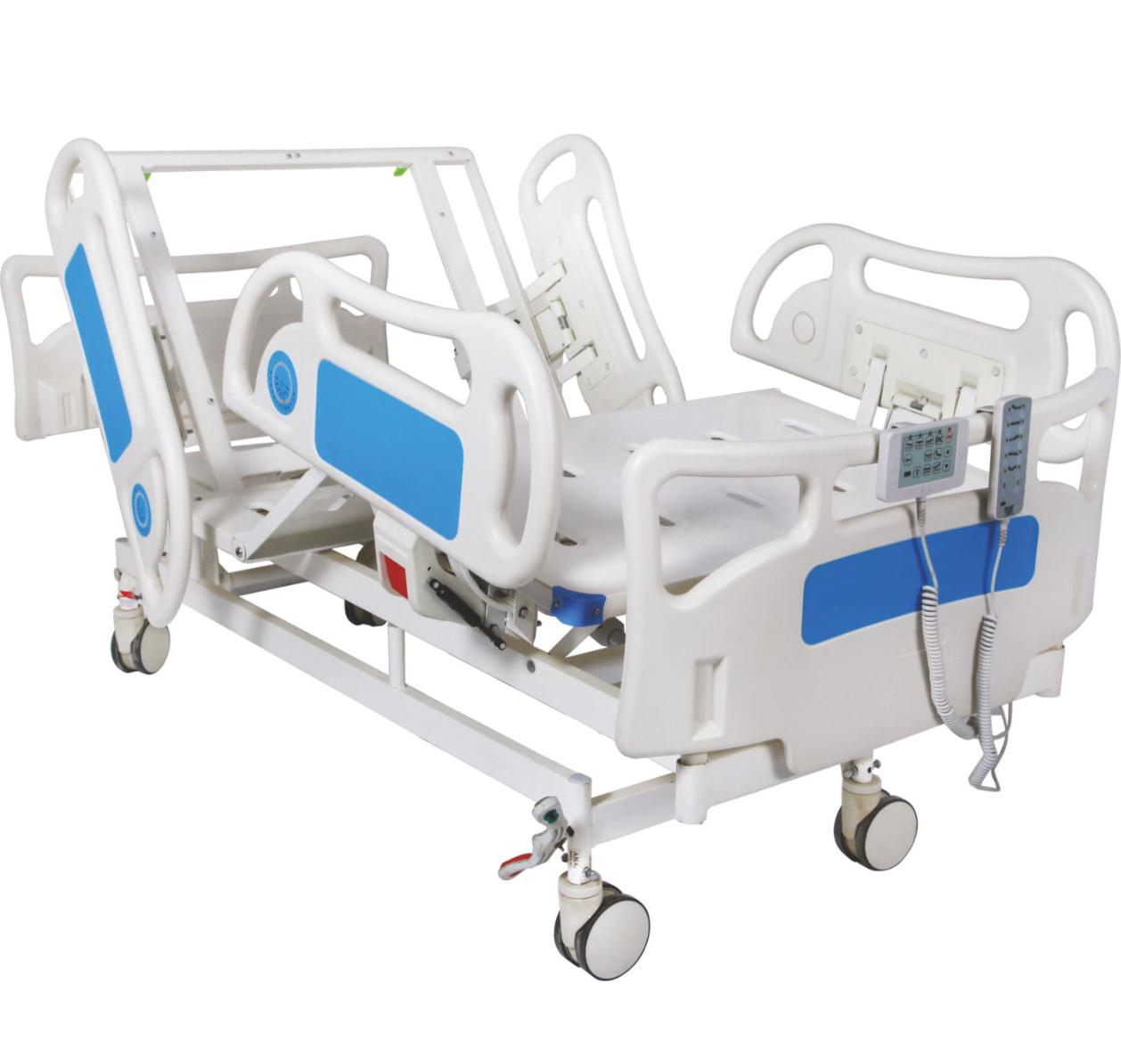 Hospital ICU Bed Electric 6 Function X-Ray Compatible