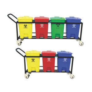 Bio Medical Waste Bin Trolley