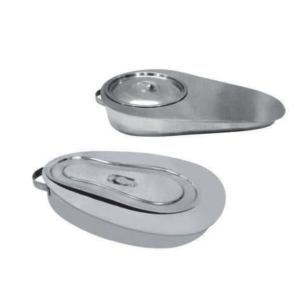 Bed Pan with Cover S.S.