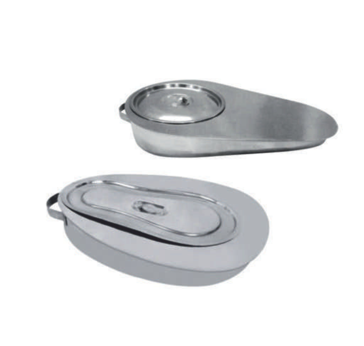 Bed Pan with Cover S.S.